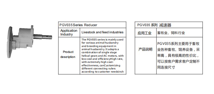 艾思捷定制款PGV035系列減速機(jī)--應(yīng)用在畜牧業(yè)、飼料行業(yè).jpg